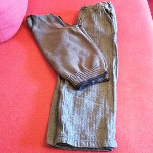 Euc Gymboree Herringbone pants and vest